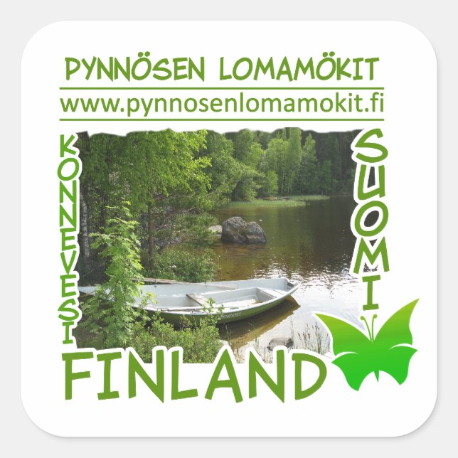 Pynnösen Lomamökit stickers (Front)