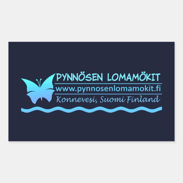 Pynnösen Lomamökit stickers - customize (Front)