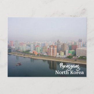 Pyongyang North Korea - A City View Postcard
