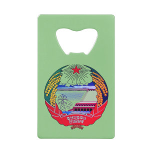 Pyongyang, North Korea (DPRK) Hermit Kingdom Credit Card Bottle Opener
