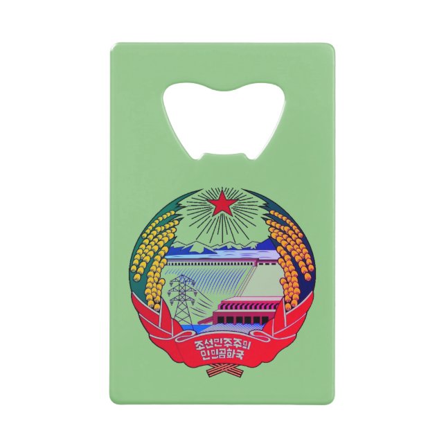 Pyongyang, North Korea (DPRK) Hermit Kingdom Credit Card Bottle Opener (Front)