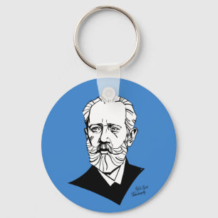 Pyotr Tchaikovsky Keychain
