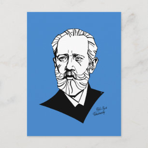 Pyotr Tchaikovsky Postcard