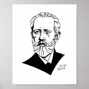 Pyotr Tchaikovsky Poster