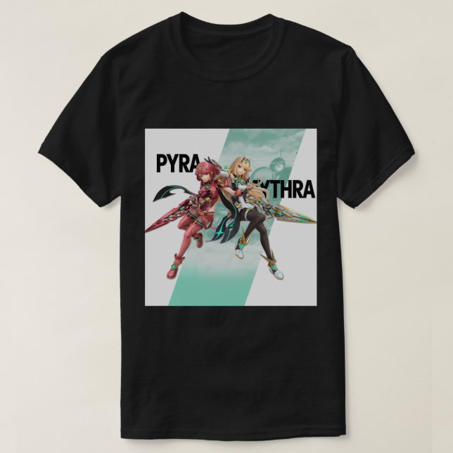 Pyra and Mythra   T-Shirt (Design Front)