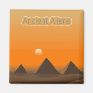 Pyramid Aliens Magnet