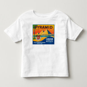 Pyramid Apple Label - Penticton B.C. Canada Toddler T-shirt
