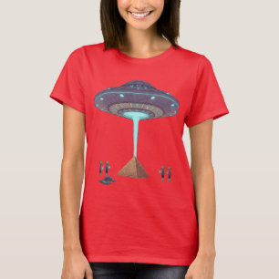 Pyramid Drop — Aliens Deliver the Truth T-Shirt