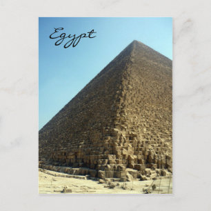 pyramid egypt postcard
