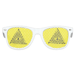 PYRAMID ILLUMINATI EYES. ENIGMATIC EYES. KIDS SUNGLASSES