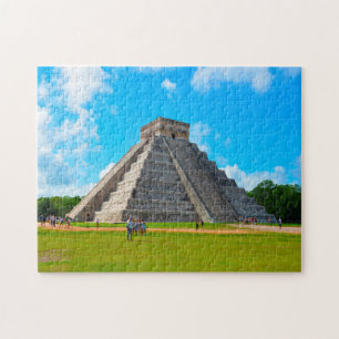 Pyramid Kukulcan Chichenitzá Mexico. Jigsaw Puzzle
