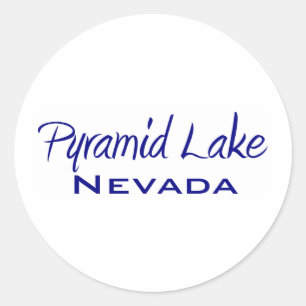 Pyramid Lake Classic Round Sticker