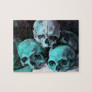 Pyramid of Skulls After Cezanne Jigsaw Puzzle