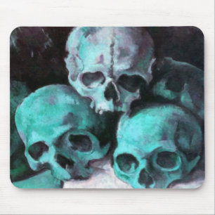 Pyramid of Skulls After Cezanne Mouse Pad
