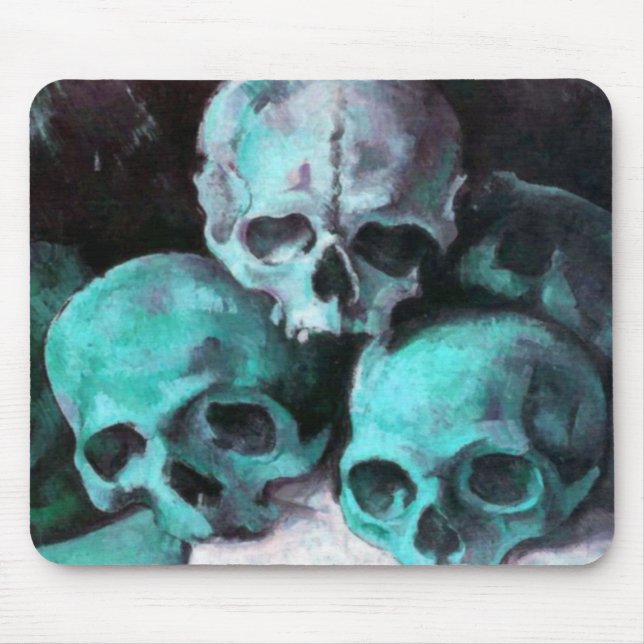 Pyramid of Skulls After Cezanne Mouse Pad (Front)