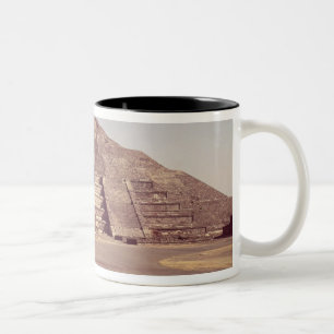 Pyramid of the Moon, built c.100-350 AD Two-Tone Coffee Mug