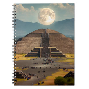 Pyramid of the Moon, Teotihuacan, Mexico Travel Notebook