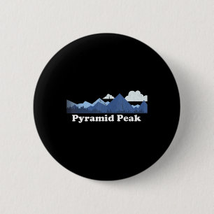 Pyramid Peak Bagger New York NY Climbing Hiking  2 Inch Round Button