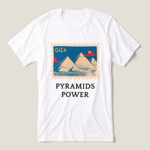 Pyramid Power T-Shirt – Iconic Egyptian Design Tri-Blend Shirt