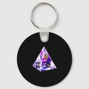 Pyramid symbol Pi and the Golden Ration Keychain