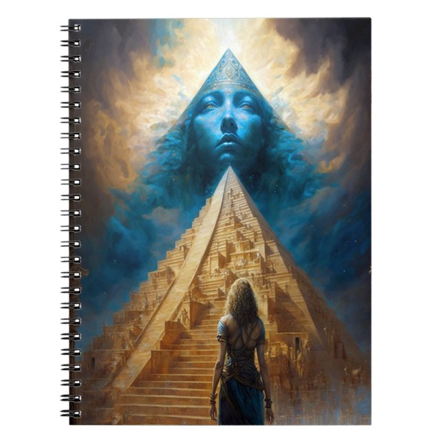 Pyramid Visionary Surreal Art Notebook (Front)