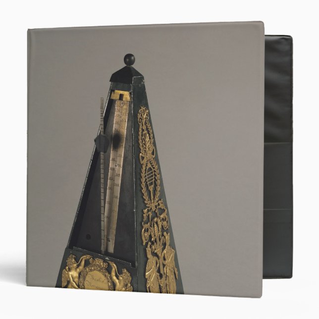 Pyramidal metronome, 1815 binder (Front/Inside)