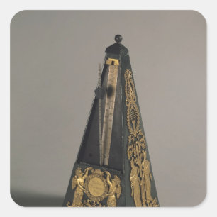 Pyramidal metronome, 1815 square sticker