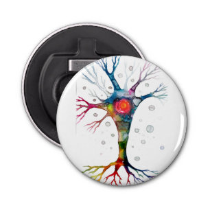Pyramidal neuron in the neocortex bottle opener