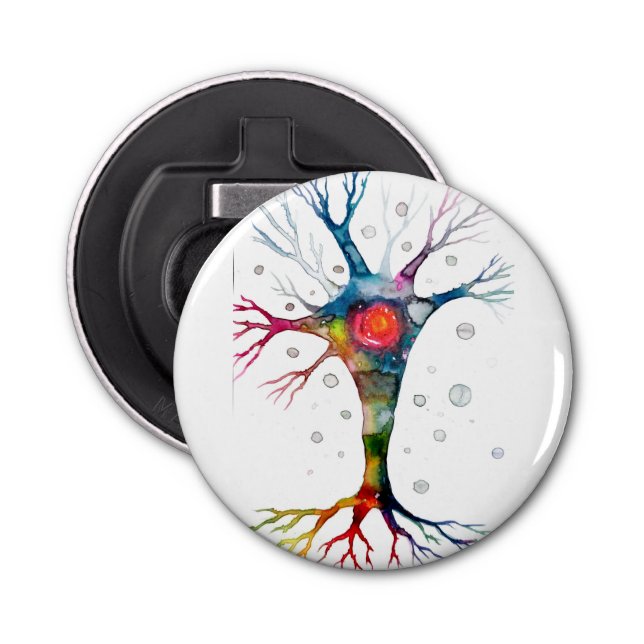 Pyramidal neuron in the neocortex bottle opener (Front)