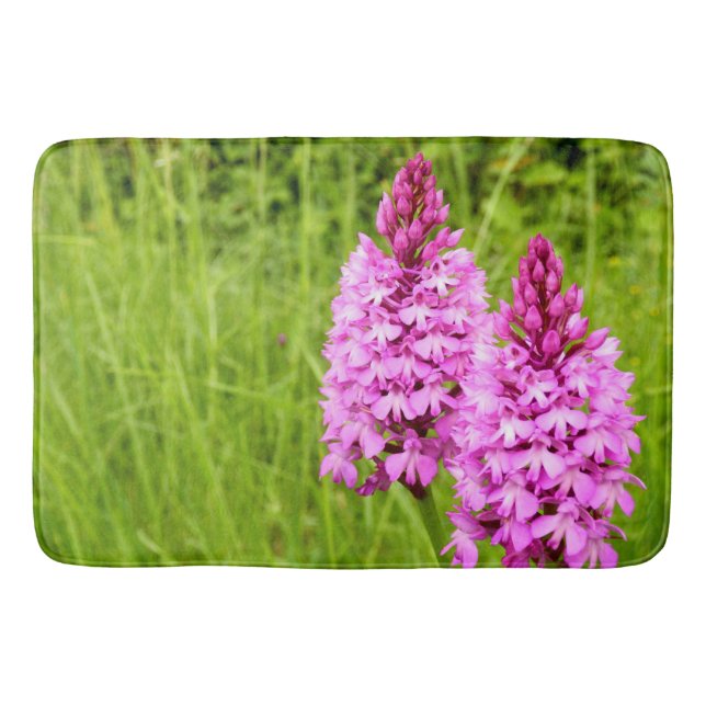 Pyramidal Orchid Bath Mat (Front)