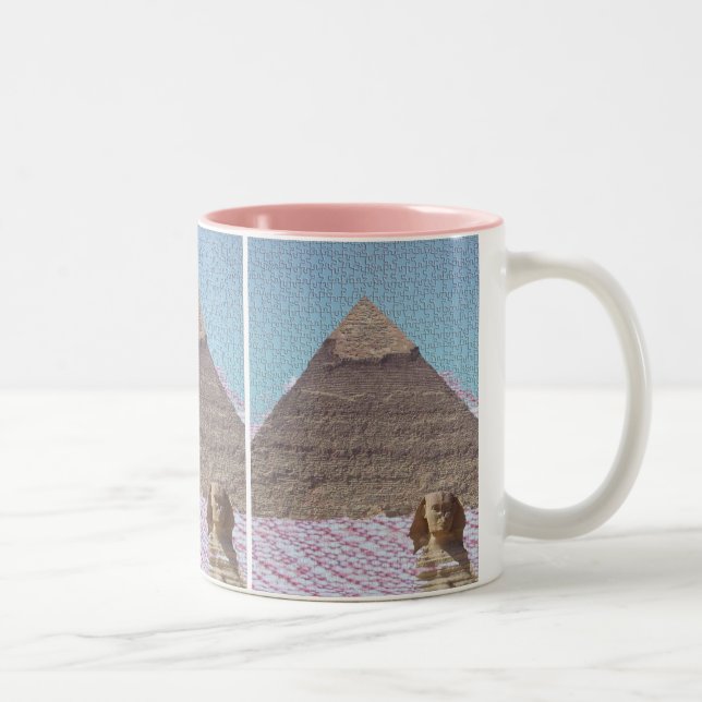 PYRAMIDE DE KHUFU ET TASSE DE SPHINX (Droit)