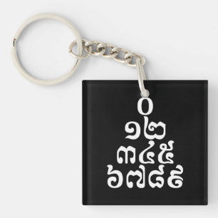 Pyramide des nombres cambodgiens - 0 12 345 6789 K