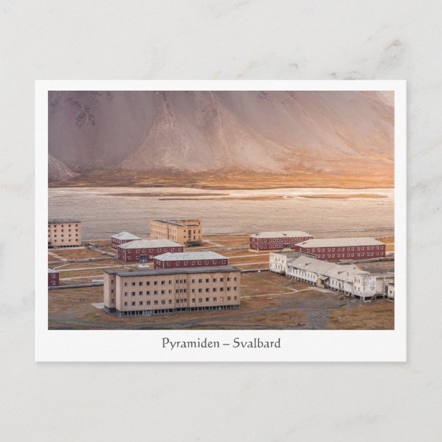 Pyramiden Svalbard Postcard (Front)