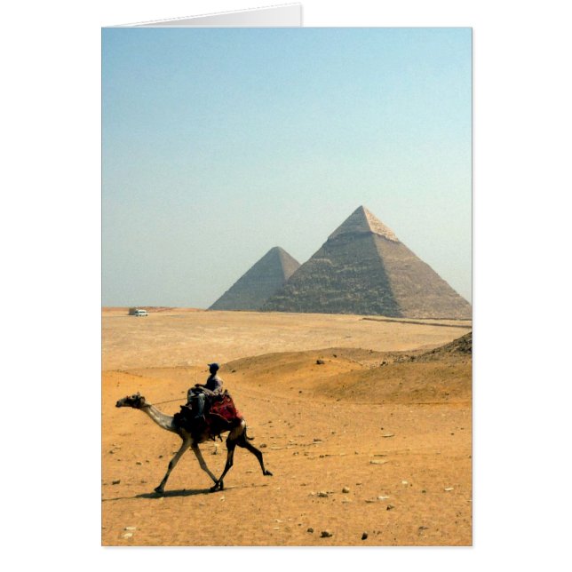 pyramides du désert de chameau (Devant)