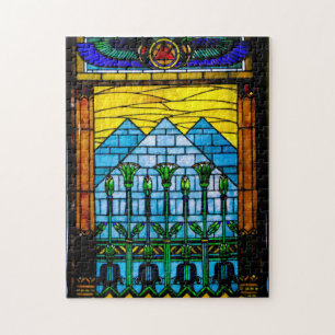 Pyramides égyptiennes en verre tendu Puzzle