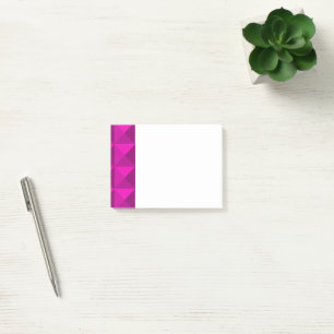 Pyramides magenta Post-it Notes