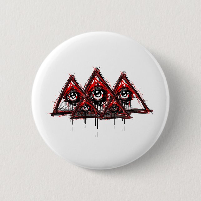 Pyramids 2 Inch Round Button (Front)