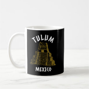 Pyramids and Mayan Ruins Tulum Mexico Vacation Coffee Mug