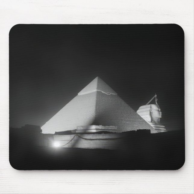 pyramids and sphinx mouse pad (Front)