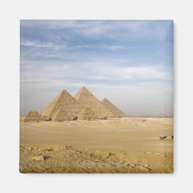 Pyramids Cairo, Egypt Magnet (Front)