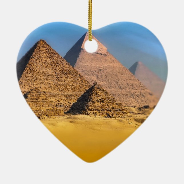 Pyramids Ceramic Ornament (Back)