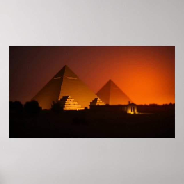 Pyramids design poster (Front)