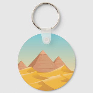 Pyramids Keychain