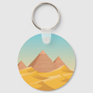 Pyramids Keychain