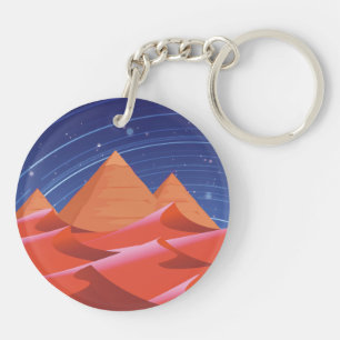 Pyramids Keychain
