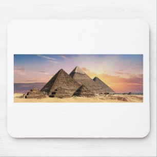 pyramids mouse pad