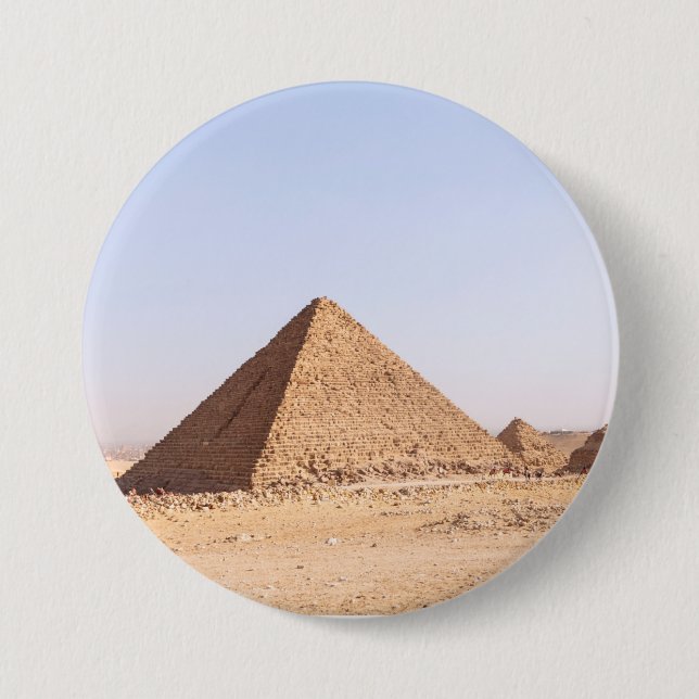 Pyramids of Egypt  3 Inch Round Button (Front)