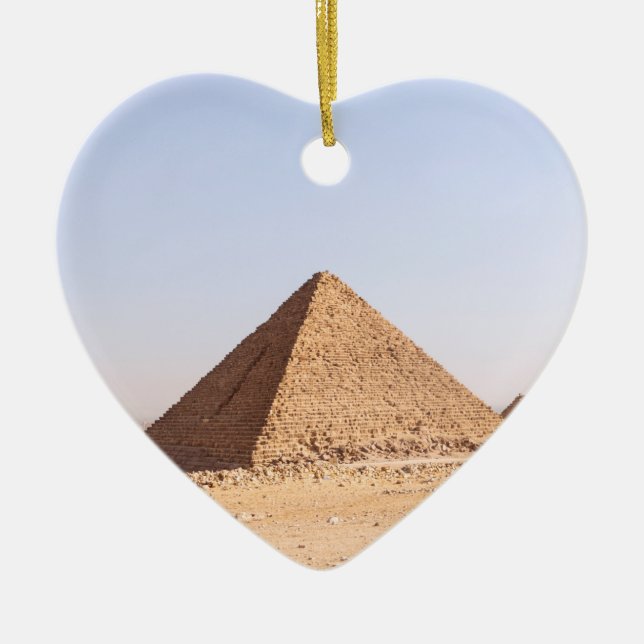 Pyramids Of Egypt Ceramic Ornament (Front)
