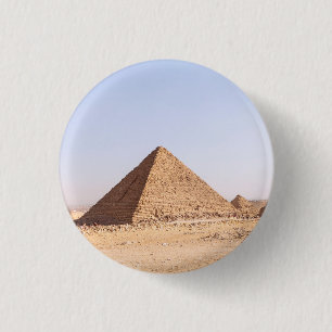 Pyramids of Egypt Coffee Mug 1 Inch Round Button