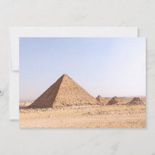 Pyramids of Egypt Invitation